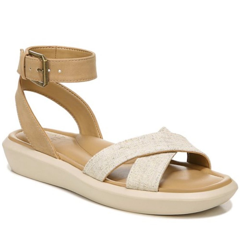 Naturalizer Porcelain Jamila Gladiator Sandal (WIDE)